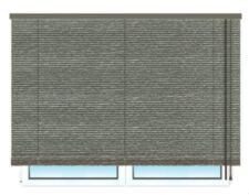 Деревянные горизонтальные жалюзи 25 мм 35 серебро Деревянные горизонтальные жалюзи 25 мм 35 серебро цена. Купить в «Мастерская Жалюзи»